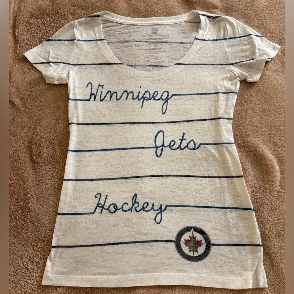 Winnipeg Jets Women's Short Sleeve Tee - White